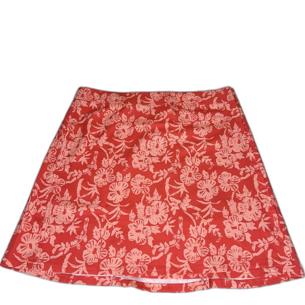 Ripskirt Hawaii Length 2 Wrap Skirt Large Coral Paia Maui Floral Travel Active L